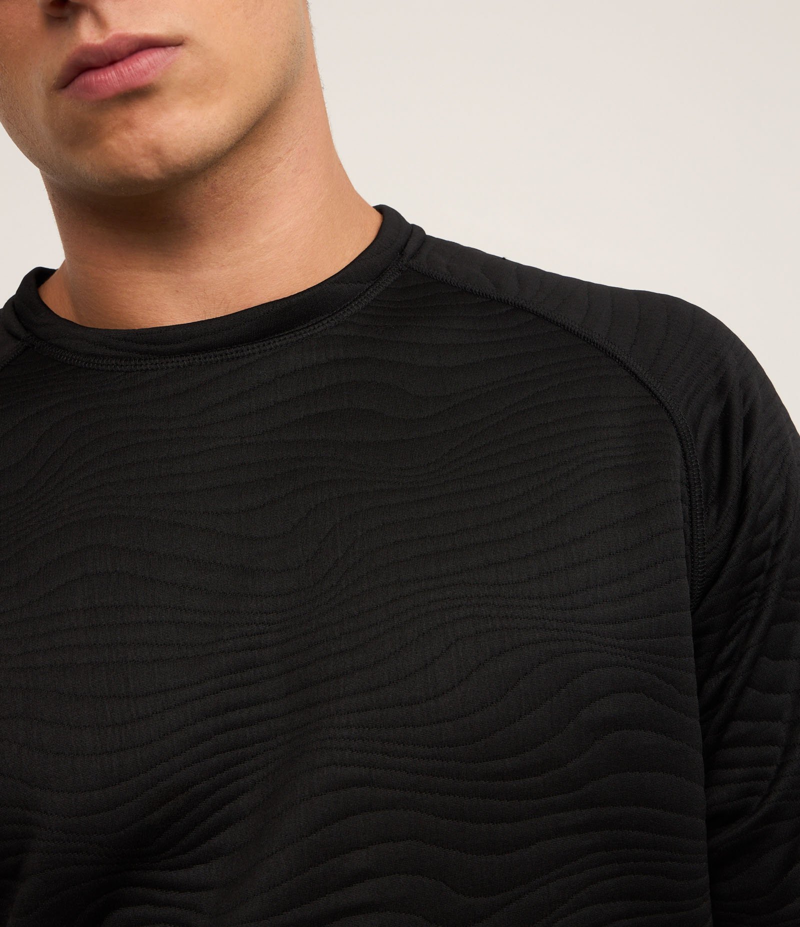 Suéter Esportivo em Dupla Face com Textura Preto 3