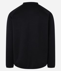 Suéter Esportivo em Dupla Face com Textura