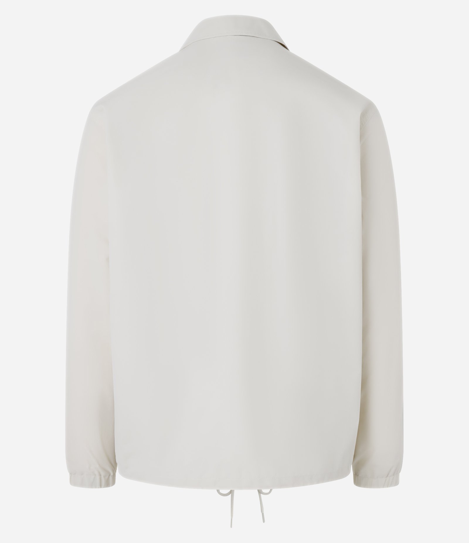 Jaqueta em Poliamida com Botão de Pressão Bege 7