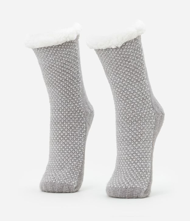 Meia Home Socks com Pelinho Interno e Antideslizante