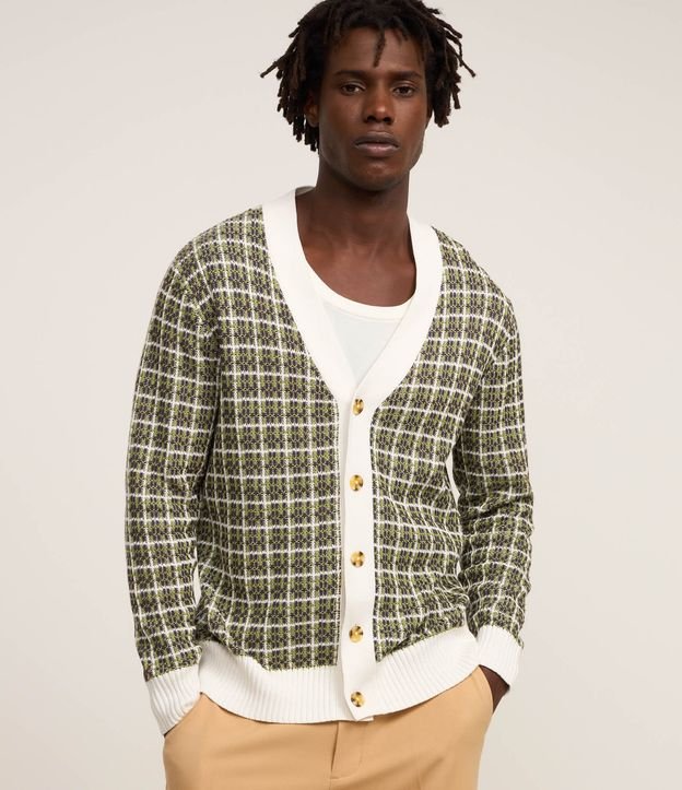 Cardigan Comfort em Tricô com Textura
