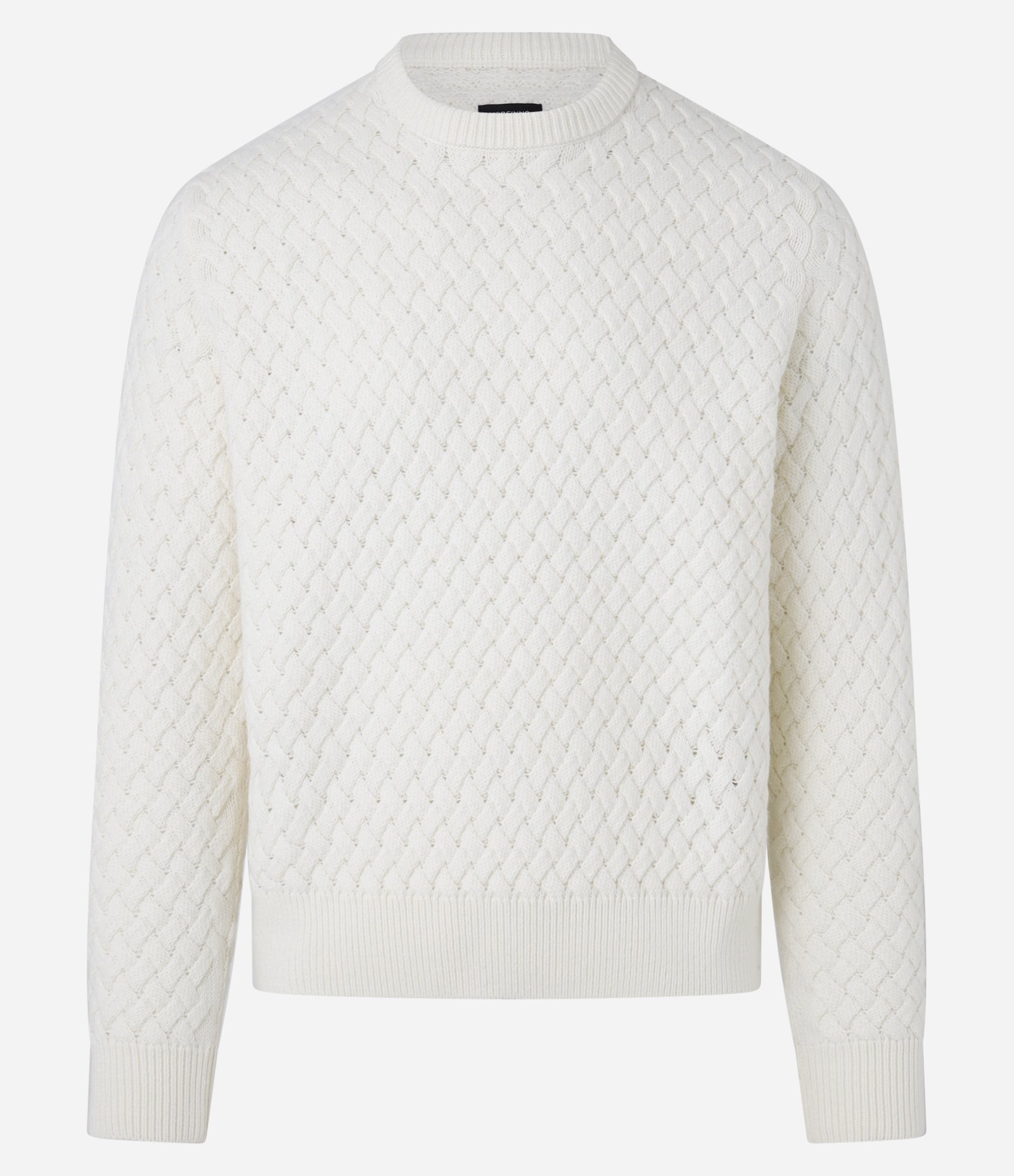 Suéter com Textura Tresse Off White 6