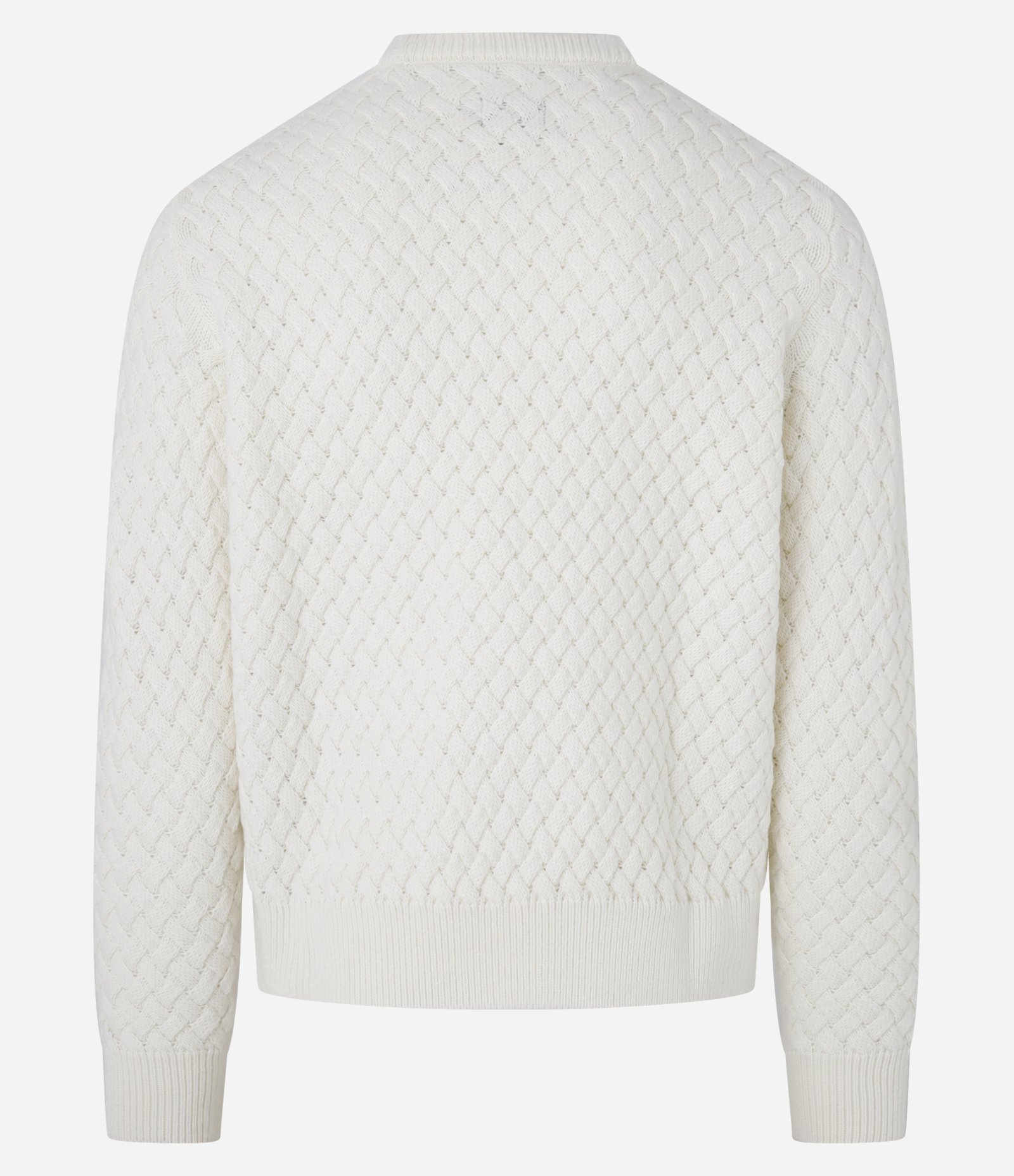 Suéter com Textura Tresse Off White 8