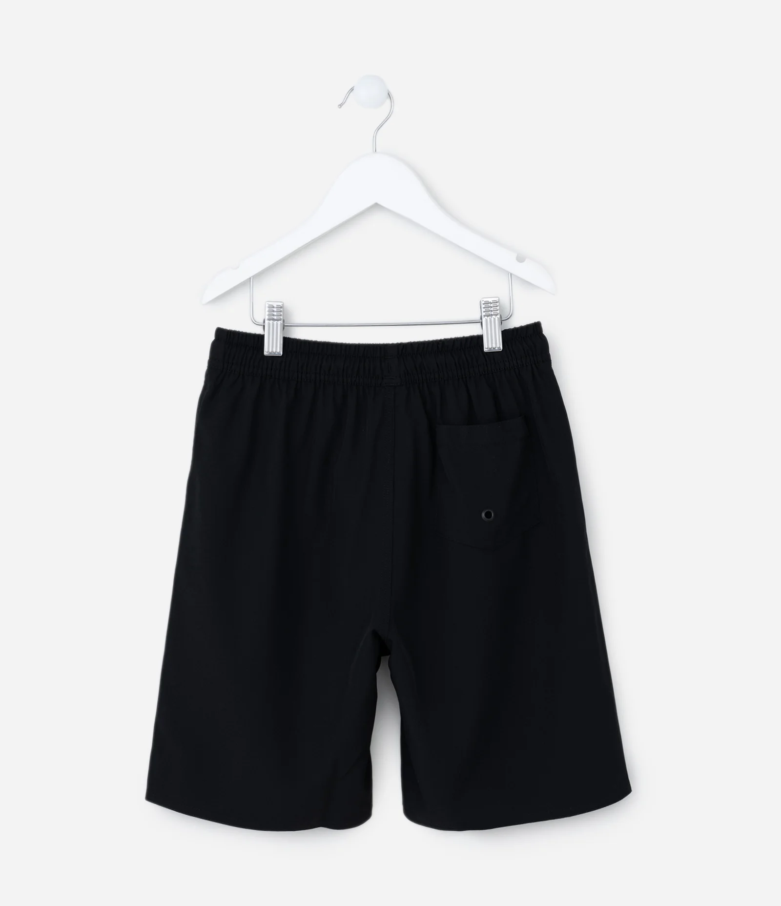 Bermuda Infantil com Etiqueta Nasa - Tam 5 a 14 Anos Preto 2