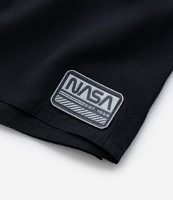 Bermuda Infantil com Etiqueta Nasa - Tam 5 a 14 Anos