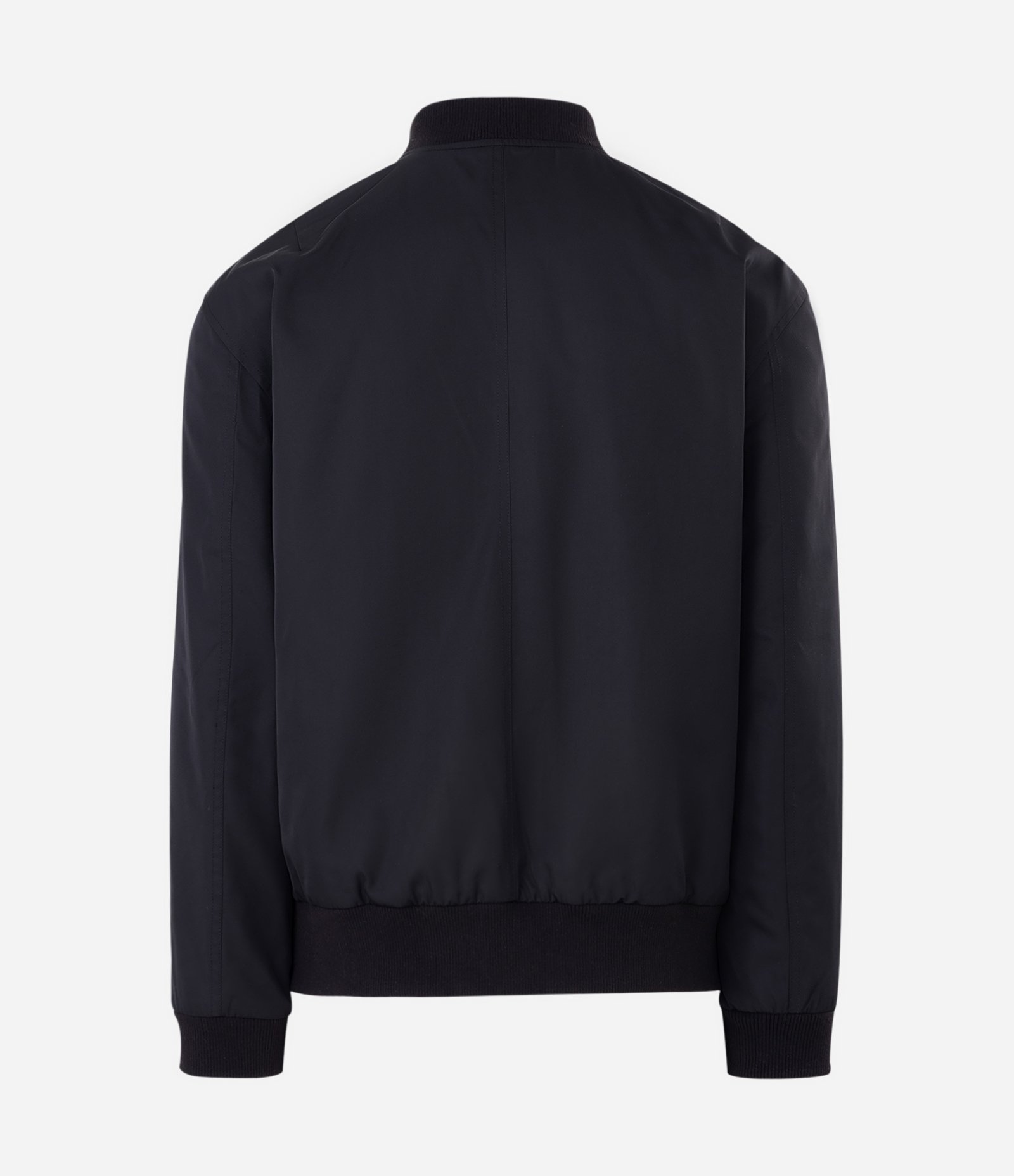 Jaqueta Bomber Aberta com Zíper Preto 8