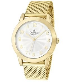 Kit Relogio Champion Feminino Analógico