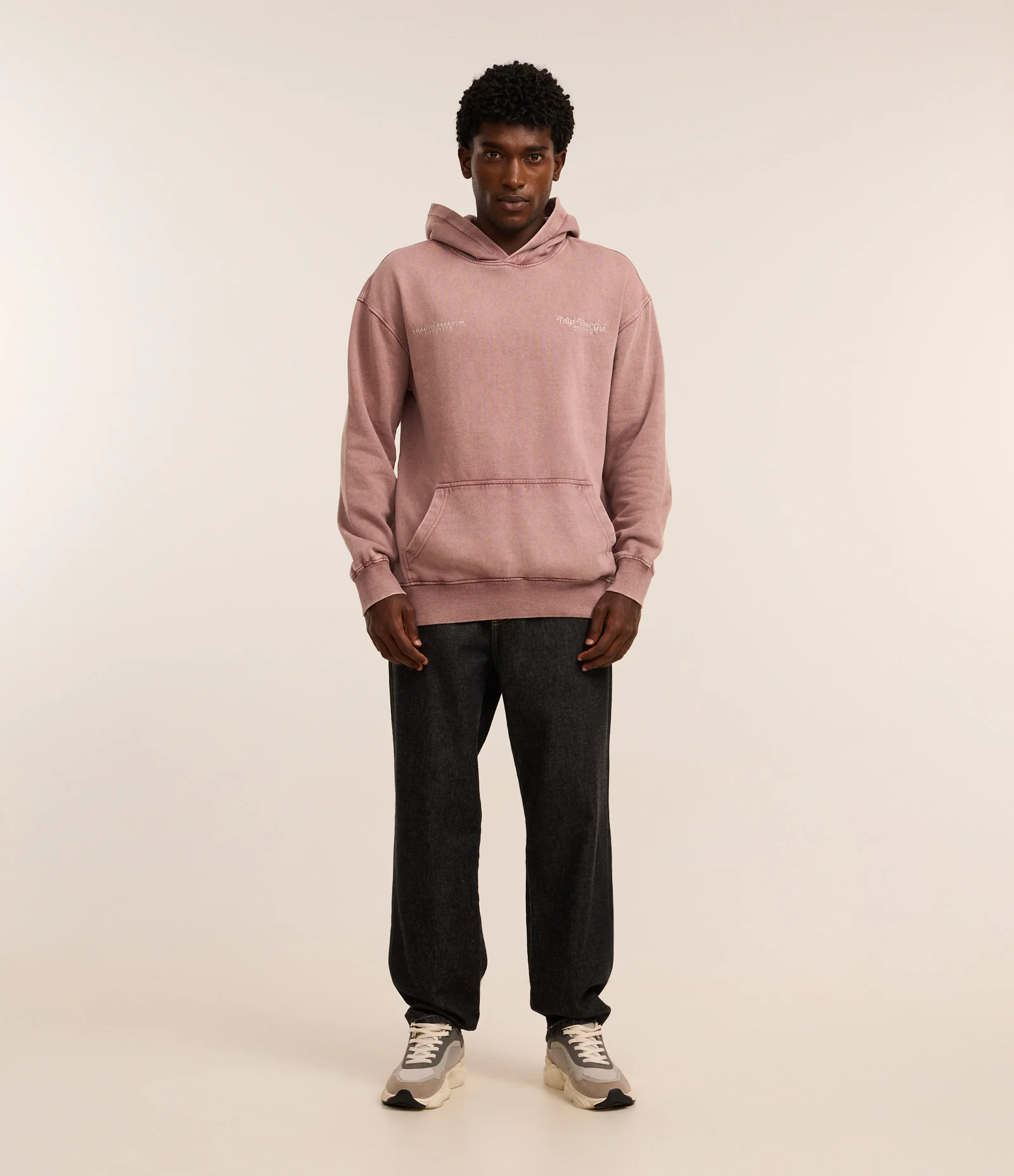 Casaco Relaxed em Moletom com Estampa Lettering Marrom 2