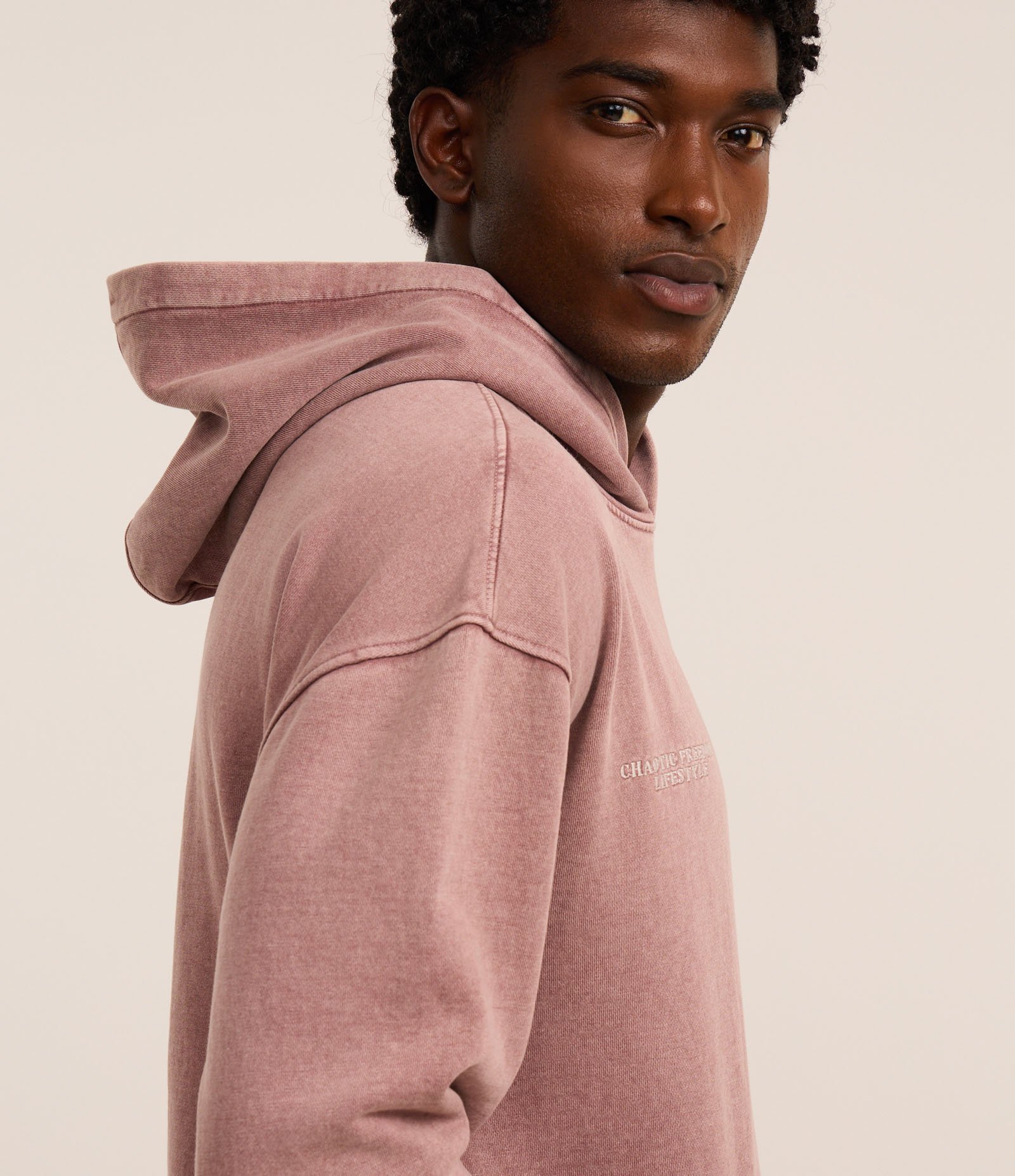 Casaco Relaxed em Moletom com Estampa Lettering Marrom 4