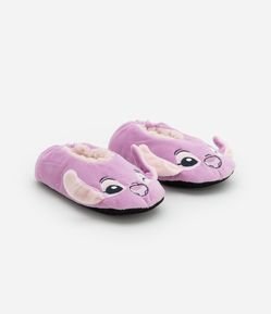 Meia Home Socks Infantil em Fleece com Bordado Angel - Tam 23 a 34