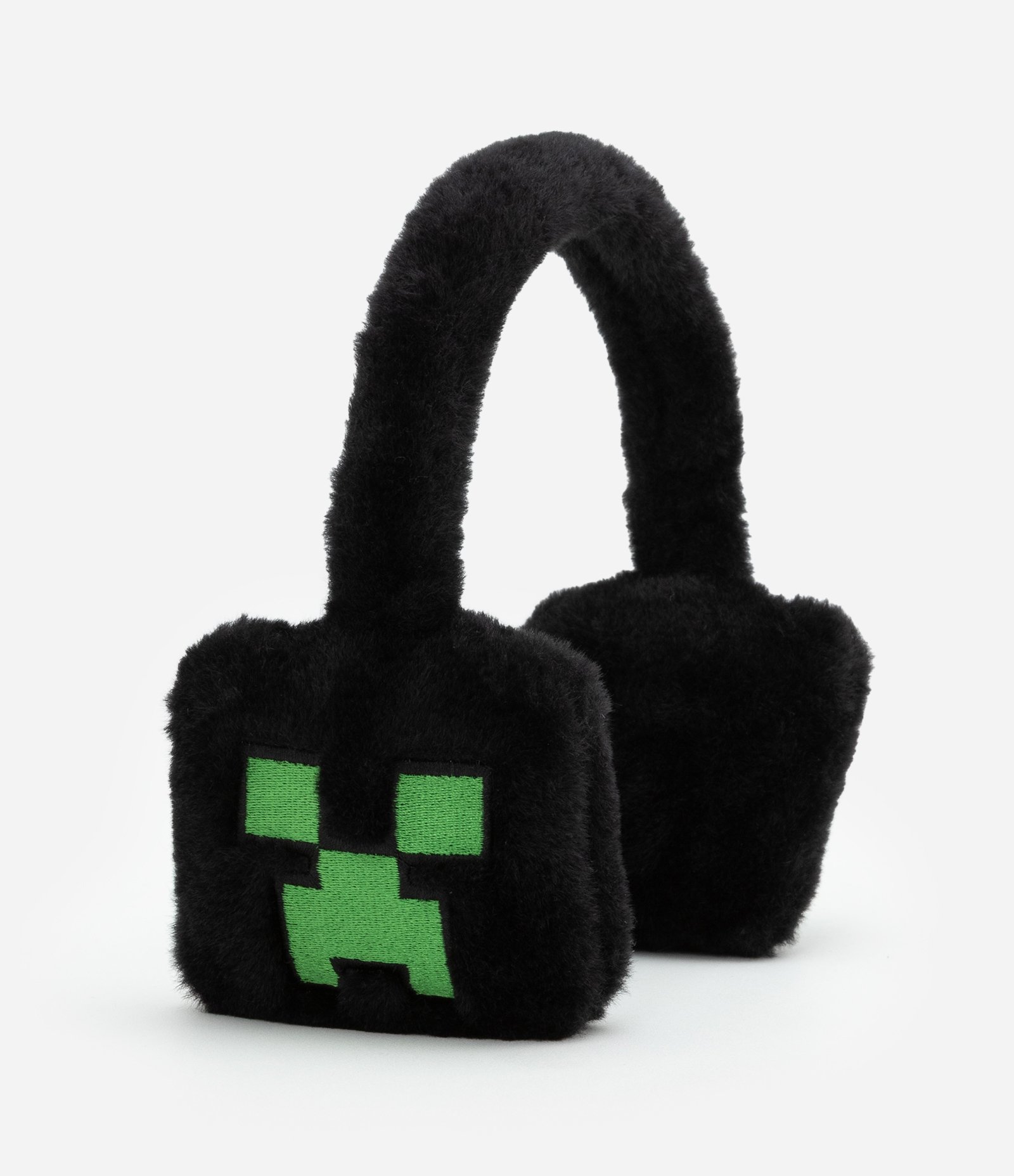 Protetor de Orelhas Infantil com Bordado Minecraft - Tam Único Preto 1