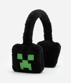Protetor de Orelhas Infantil com Bordado Minecraft - Tam Único