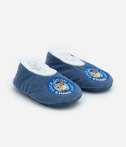 Meia Home Socks Infantil com Estampa do Chase - Tam 19 a 30