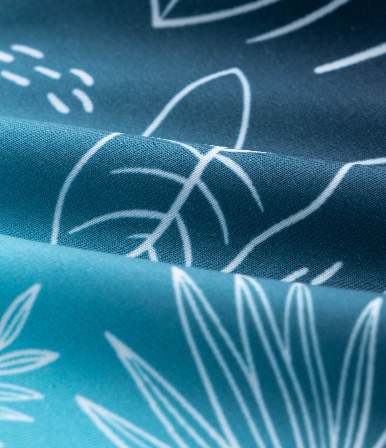 Sunga Infantil com Estampa Degradê Folhagens - Tam 5 a 14 Anos Azul 3