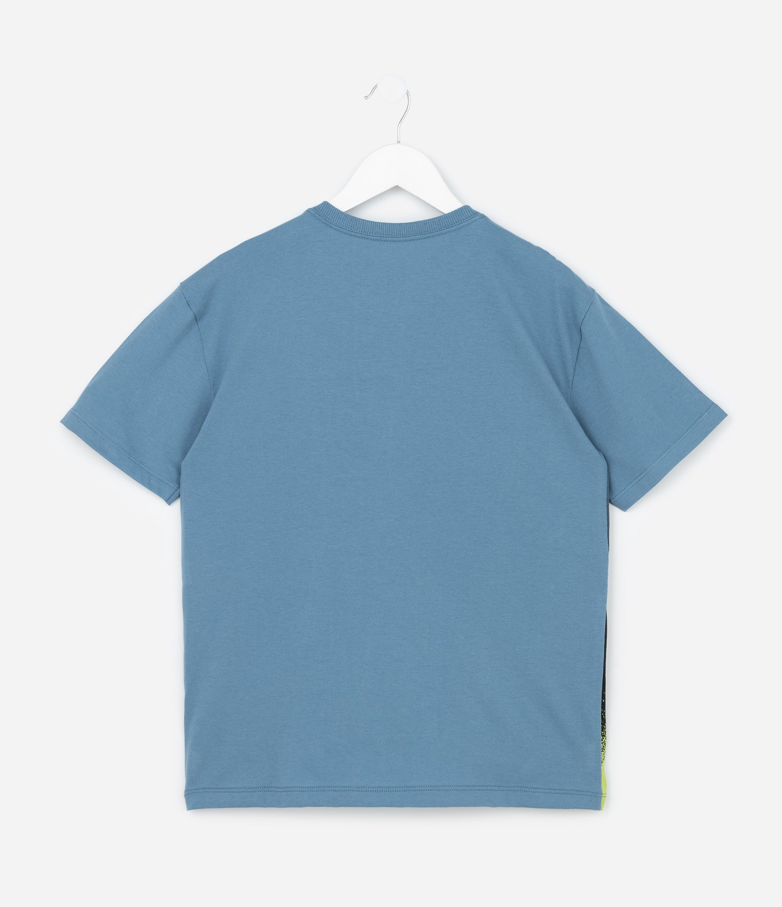 Camiseta Infantil com Estampa Degrade Minecraft - Tam 5 a 14 Anos Azul 2