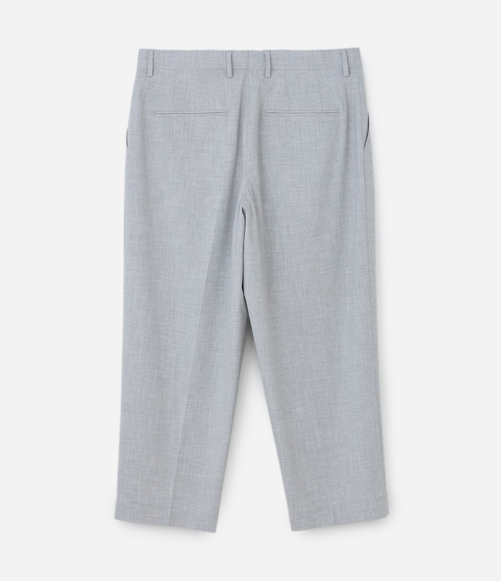 Calça Alfaiataria em Mix de Malhas Cinza 6