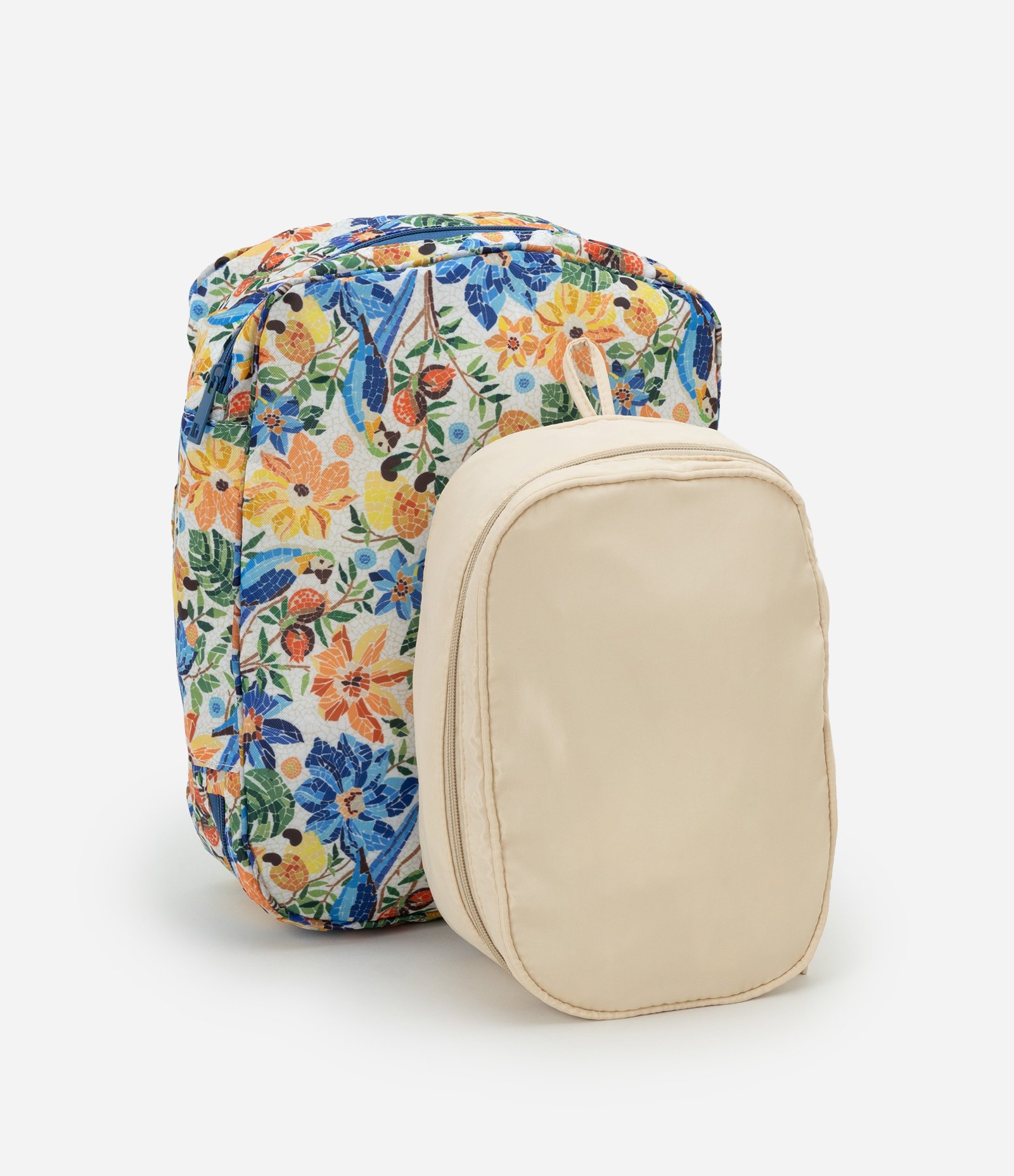 Kit 02 Nécessaires de Mala com Tamanhos e Estampa Diversas Multicores 1