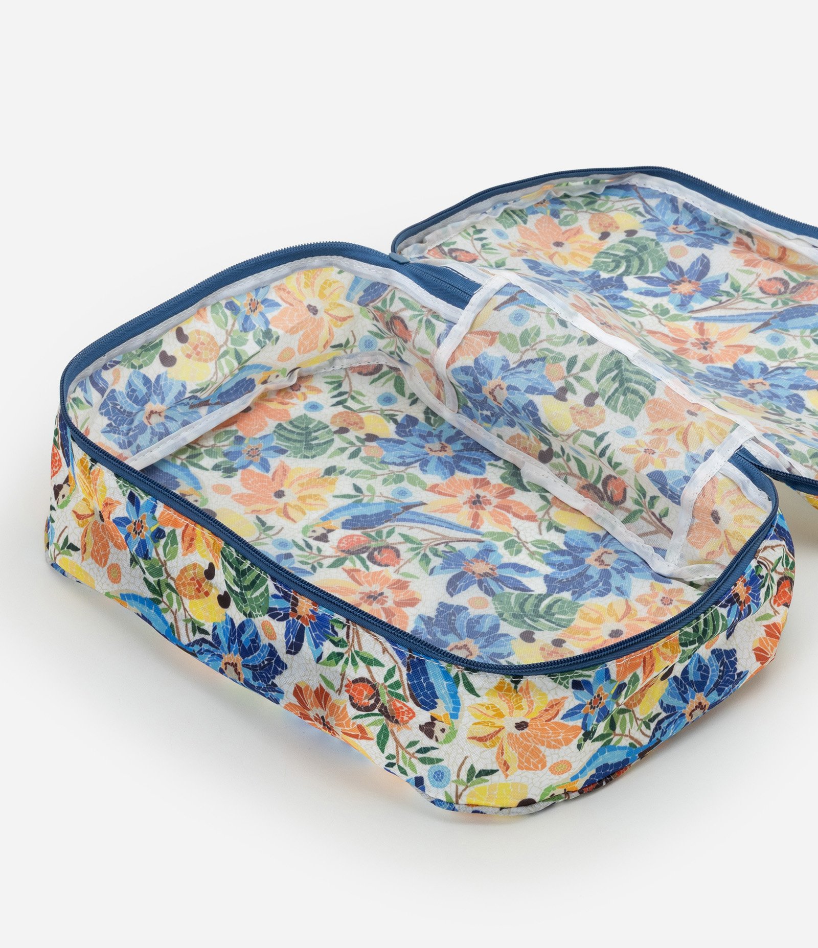 Kit 02 Nécessaires de Mala com Tamanhos e Estampa Diversas Multicores 2