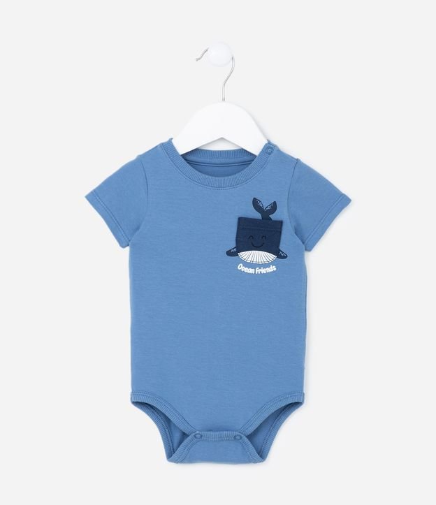 Cor: Azul | Tamanho: 6-9M