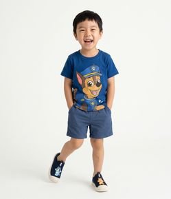 Camiseta Infantil com Estampa da Patrulha Canina - Tam 2 a 5 anos
