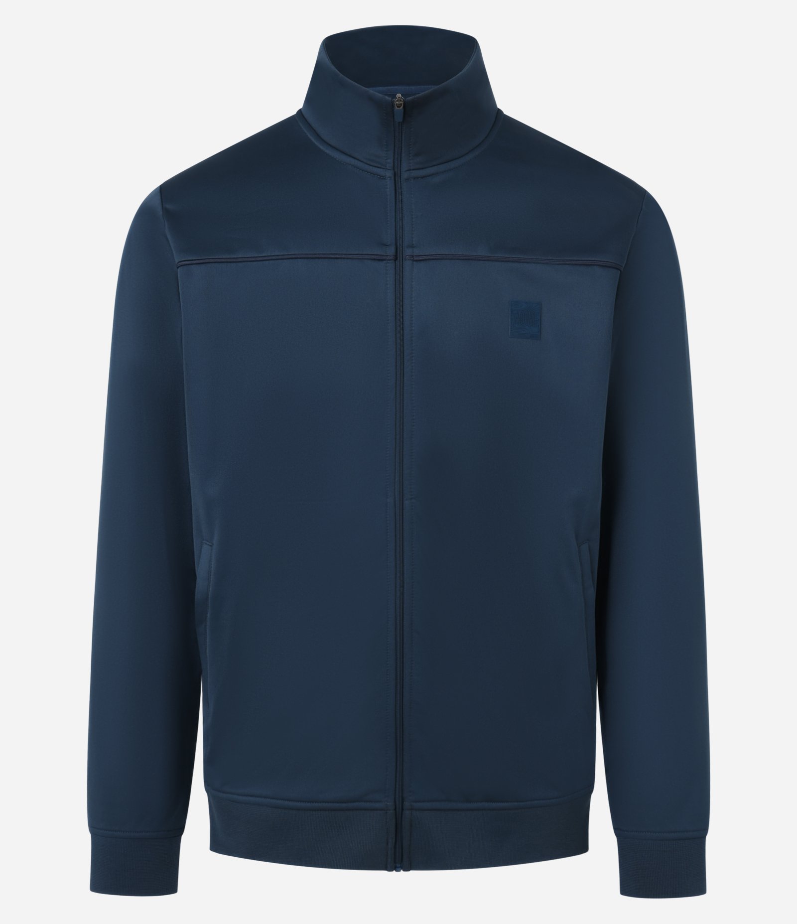 Jaqueta Esportiva em Helanca com Detalhes em Frisos Azul 7