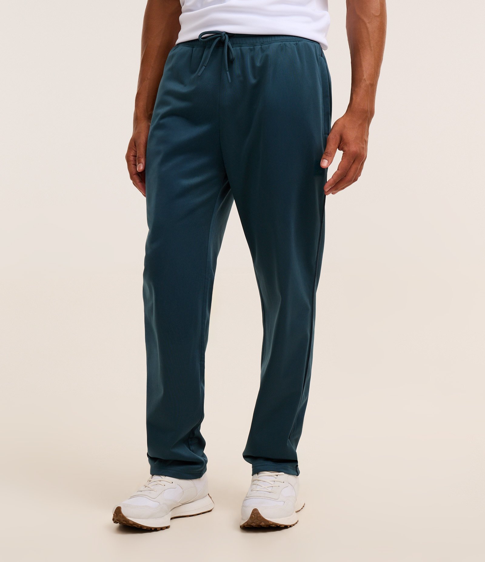 Calça Esportiva em Helanca com Cós Elástico Azul 2