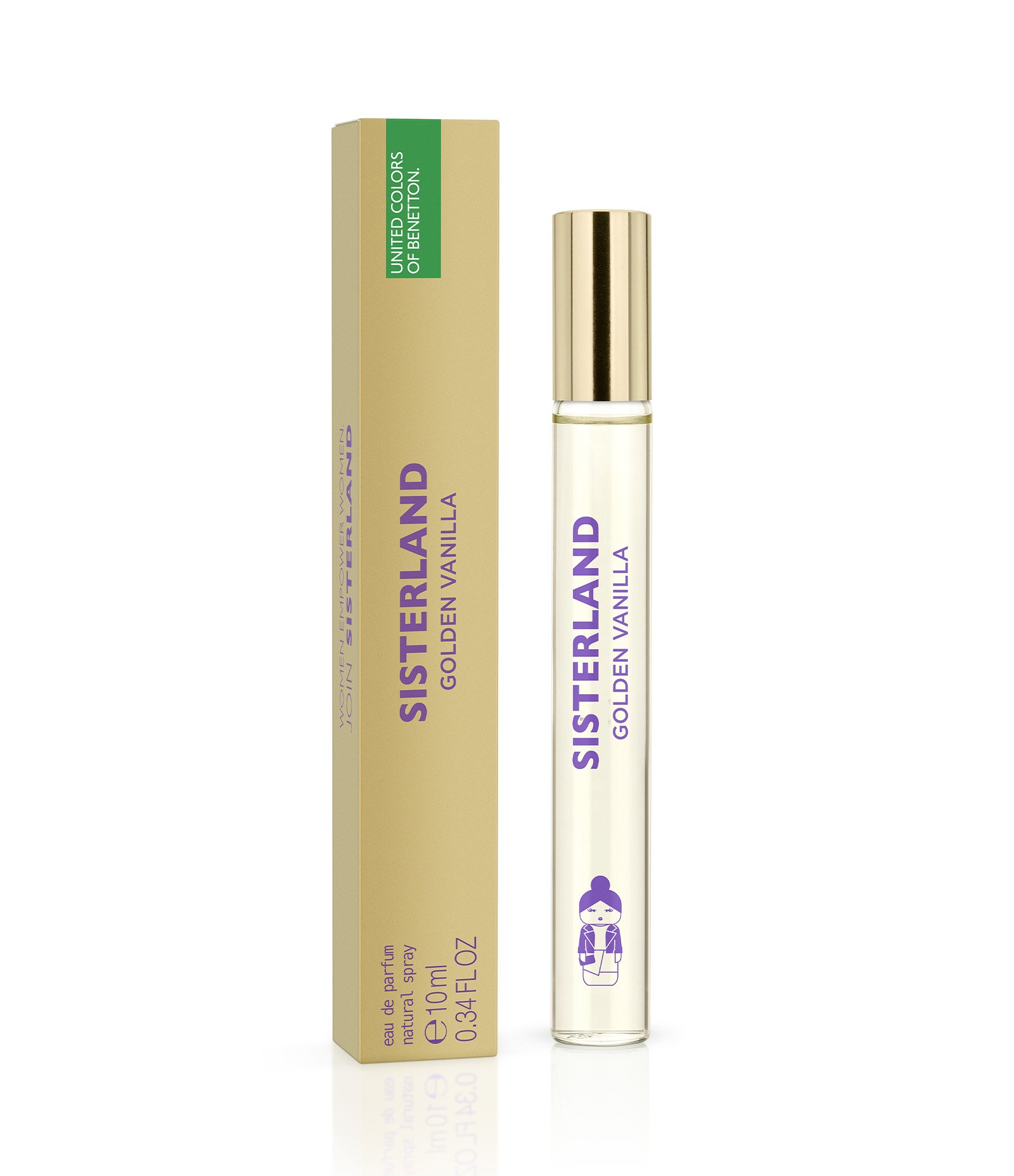Brinde Benetton Sisterland Golden Vanilla Travel Size Eau de Parfum 10ML 10ml 1