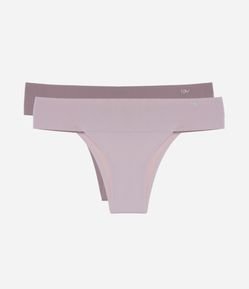 Kit 2 Calcinhas Biquíni em Microfibra