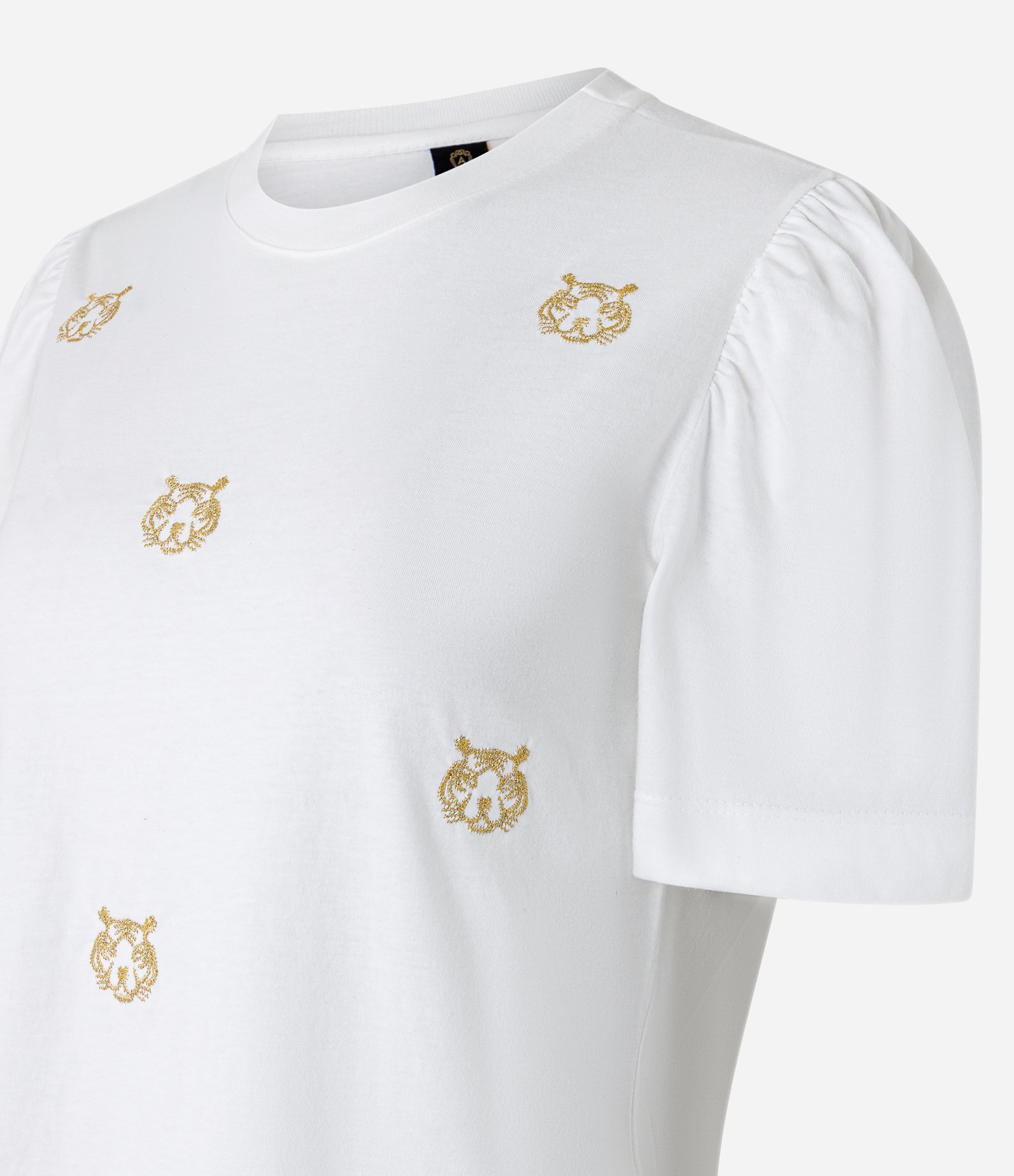 Blusa em Algodão com Manga Bufante Branco 5