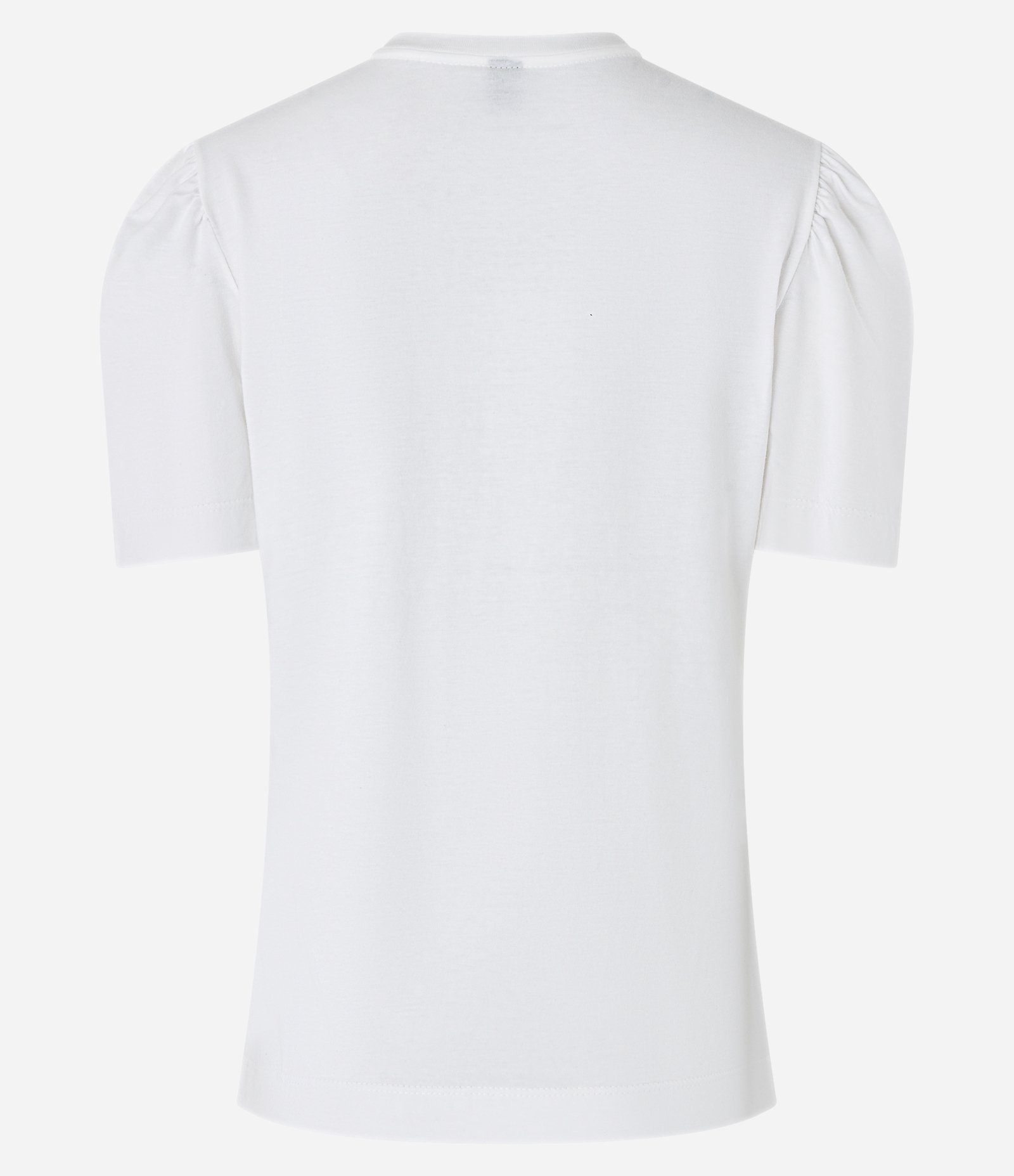 Blusa em Algodão com Manga Bufante Branco 6