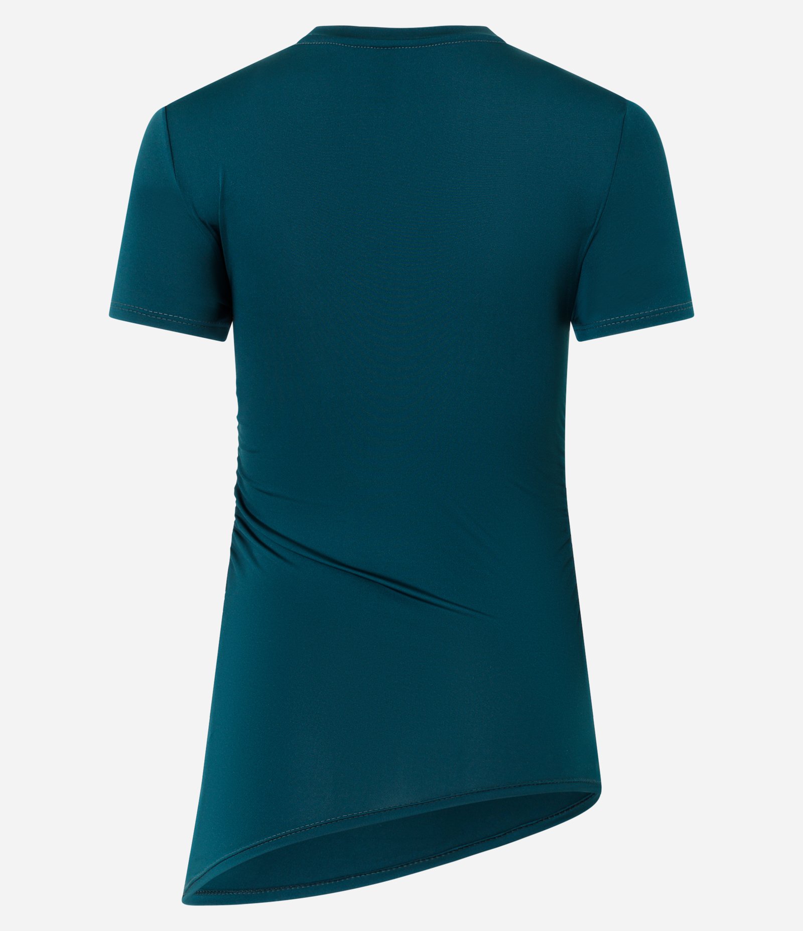 Blusa em Jersey com Barra Assimétrica Verde 5