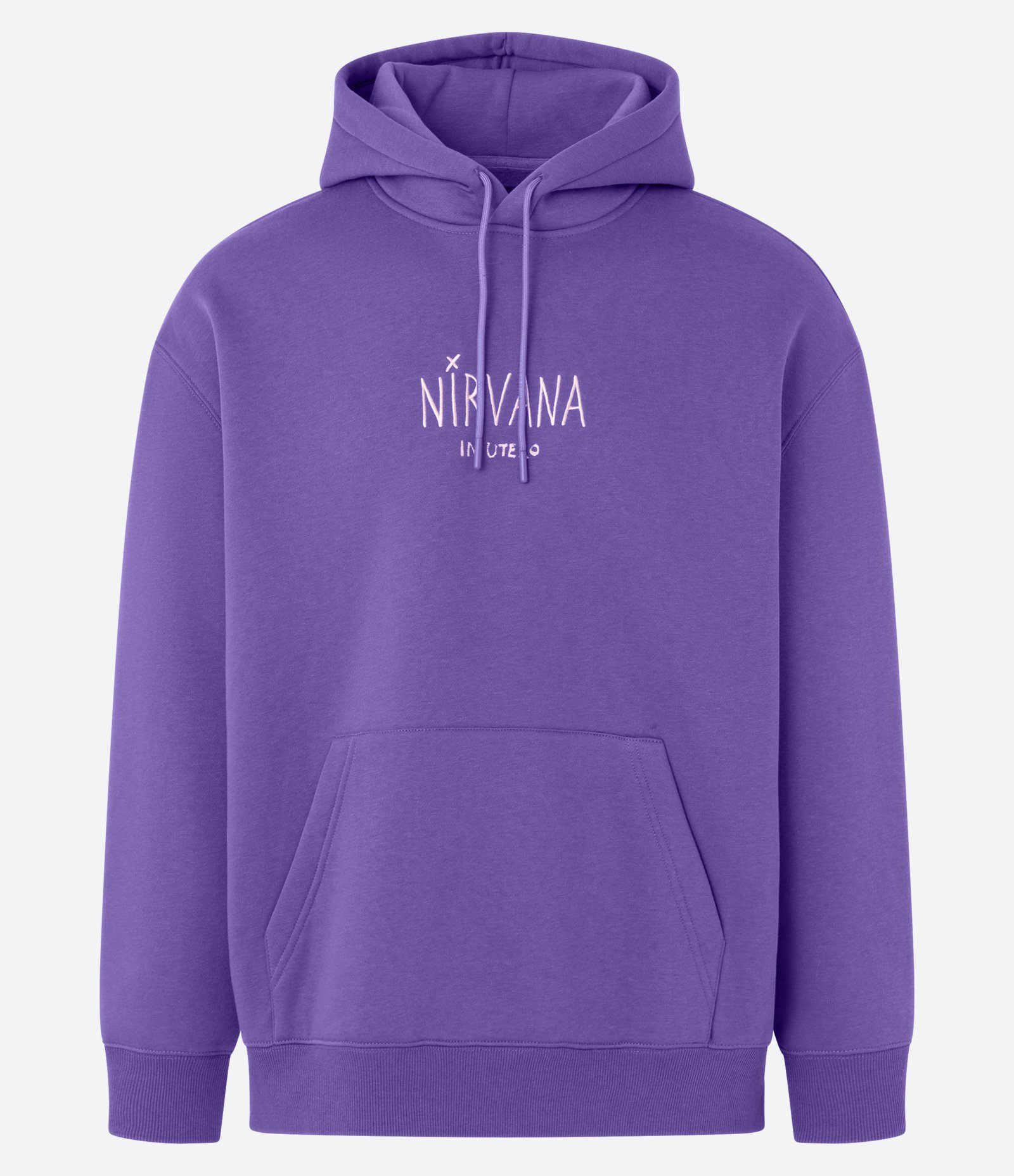 Blusão em Moletom com Estampa Nirvana In Utero Roxo 6