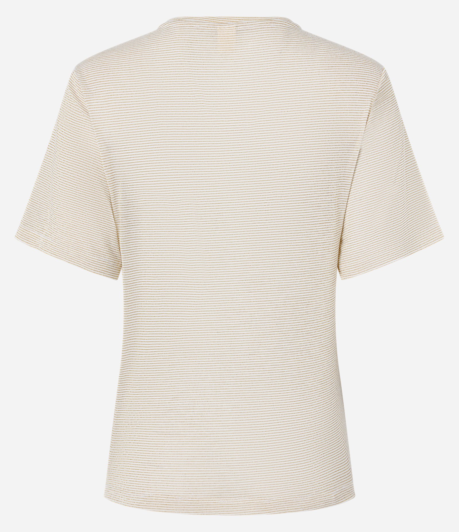 Blusa Listrada com Fios Metalizados Off White 3