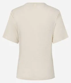 Blusa Listrada com Fios Metalizados