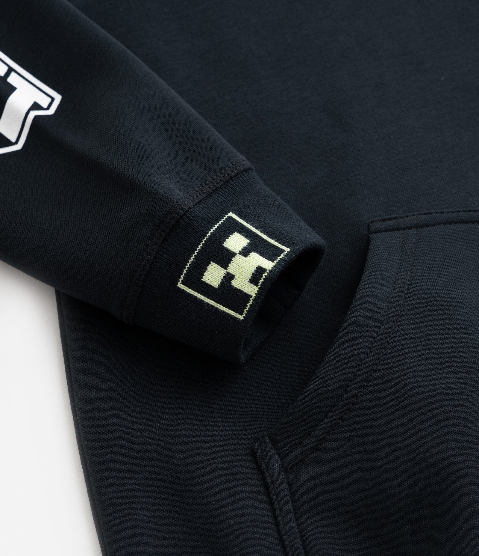 Casaco Infantil com Estampa Frente e Costas Minecraft - Tam 5 a 14 Anos Preto 2