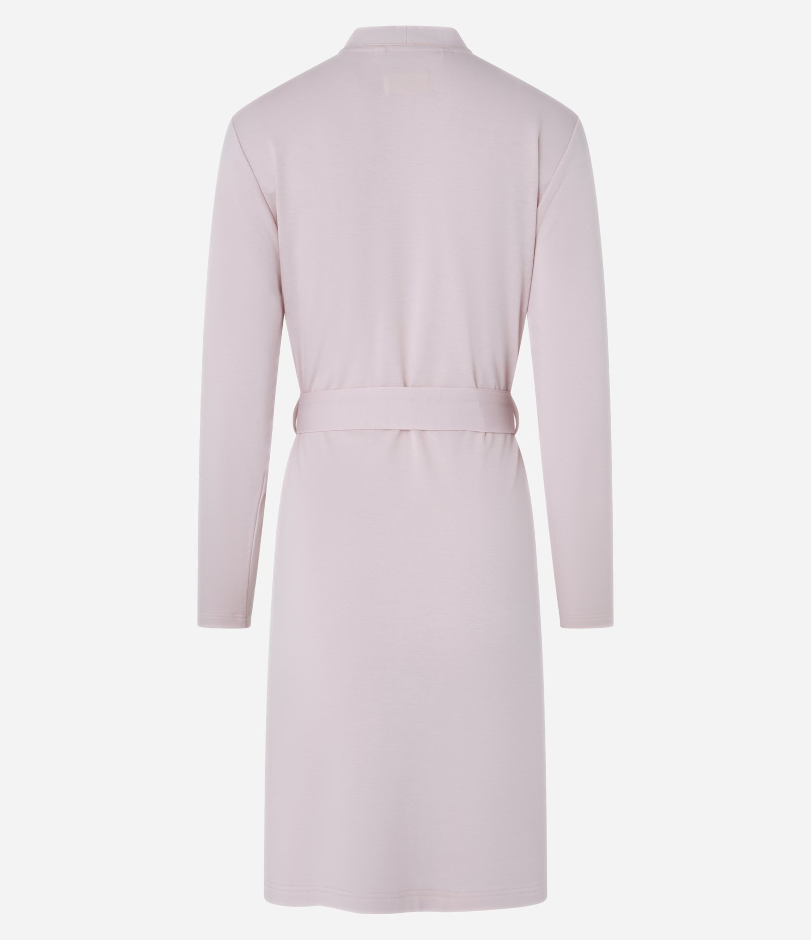 Robe Longo em Plush com Detalhes de Cetim Rosa 4