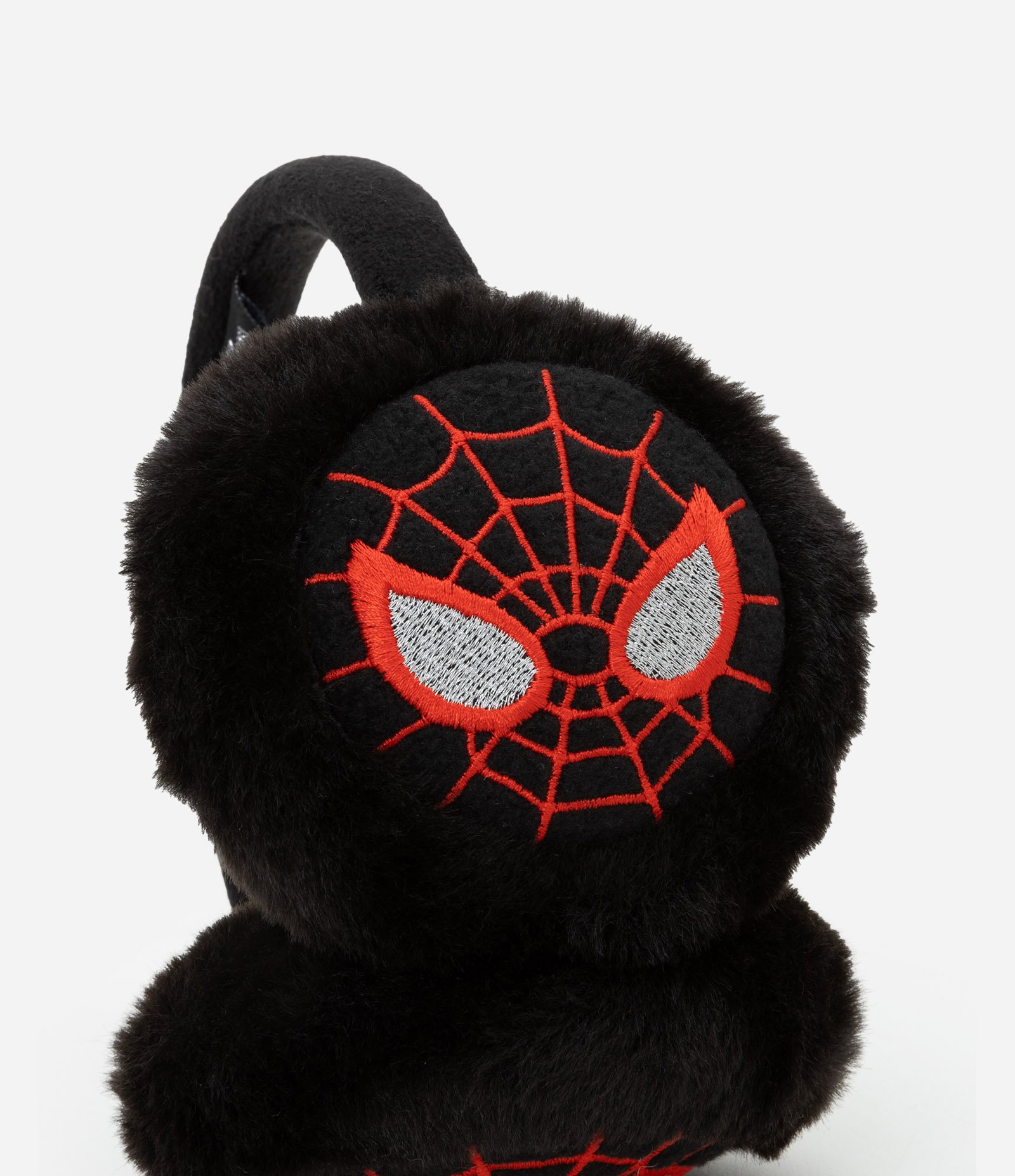 Protetor de Orelhas Infantil com Bordado Homem-Aranha - Tam Único Preto 3