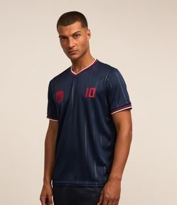Camiseta Esportiva em Tecnologia Dry de Futebol com Estampa de Sport Club