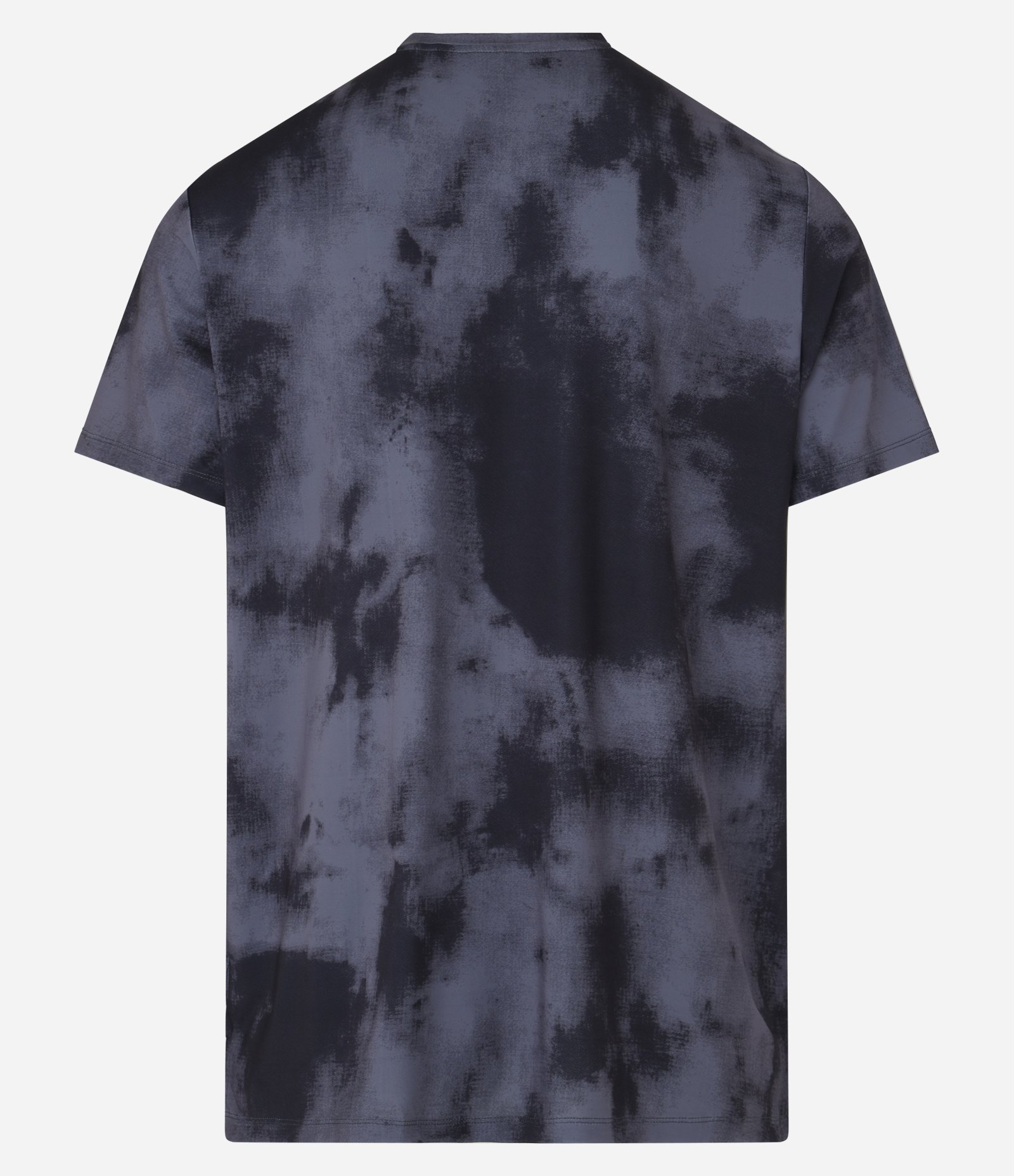 Camiseta T-shirt Esportiva em Tecnologia Dry com Estampa Manchada Preto 7