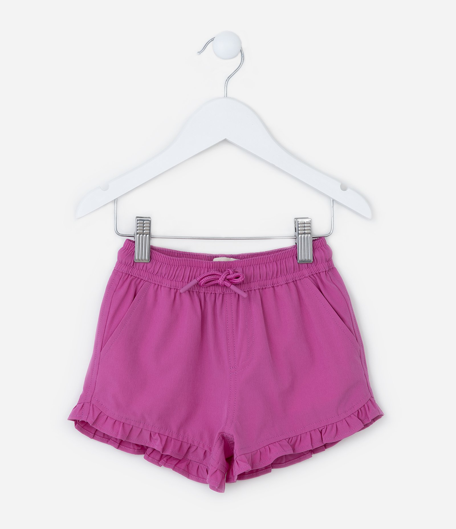 Short Infantil com Babadinhos - Tam 1 a 5 Anos Roxo 1
