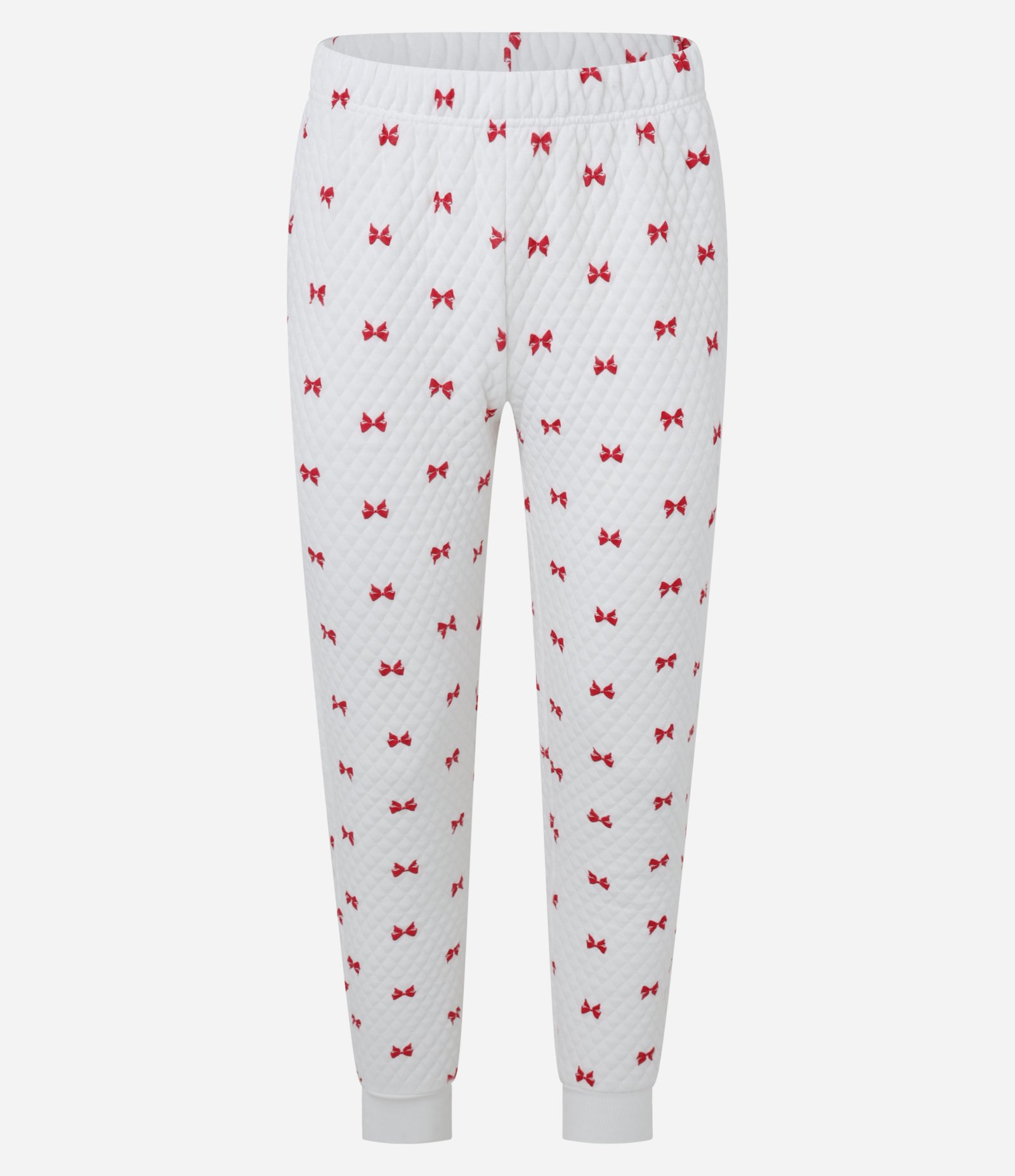 Pijama Manga Longa com Estampa de Coração Branco 7