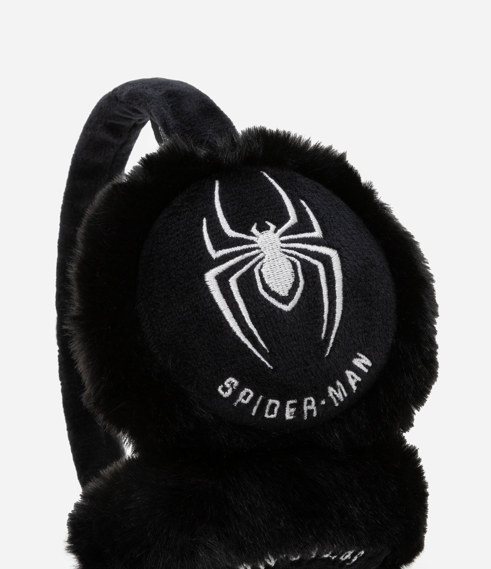 Protetor de Orelhas Infantil com Bordado Homem-Aranha - Tam Único Preto 3