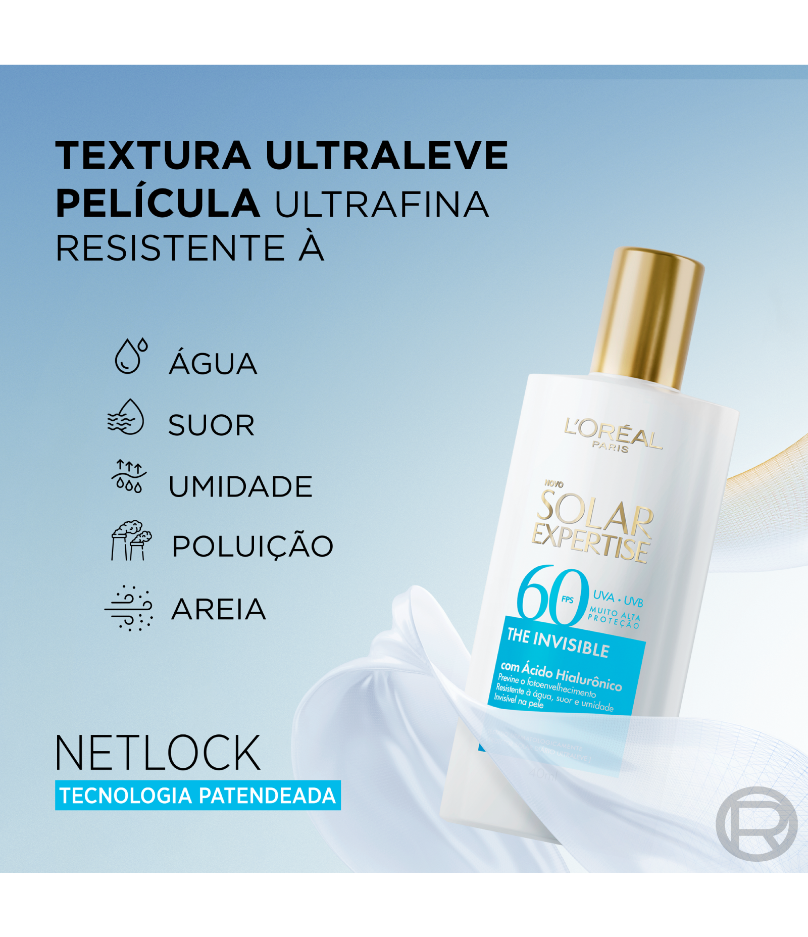 Protetor Solar Facial L'Oréal Paris Expertise Fluído Sem Cor 40ML 3