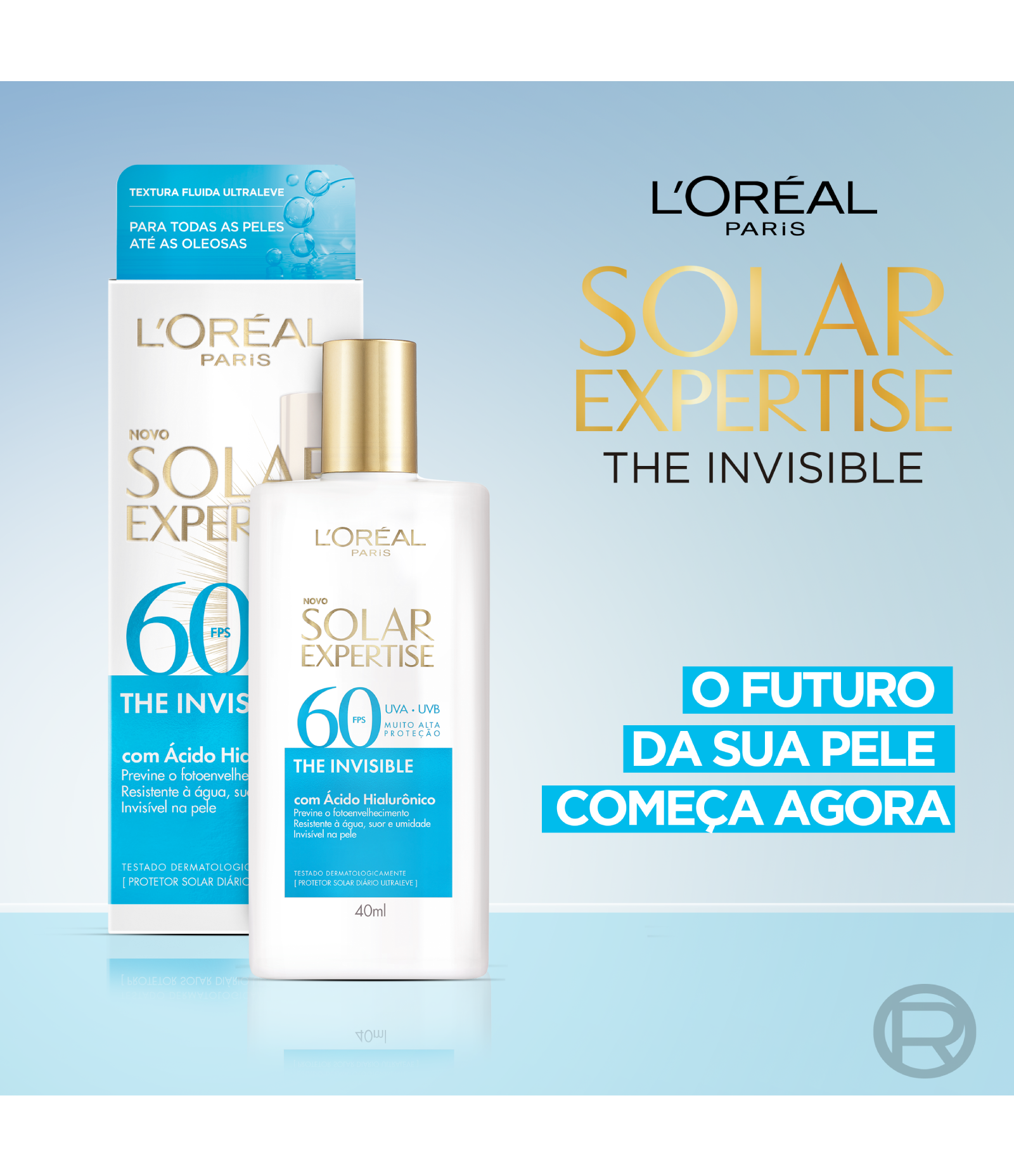 Protetor Solar Facial L'Oréal Paris Expertise Fluído Cor 5.0 40ML 7