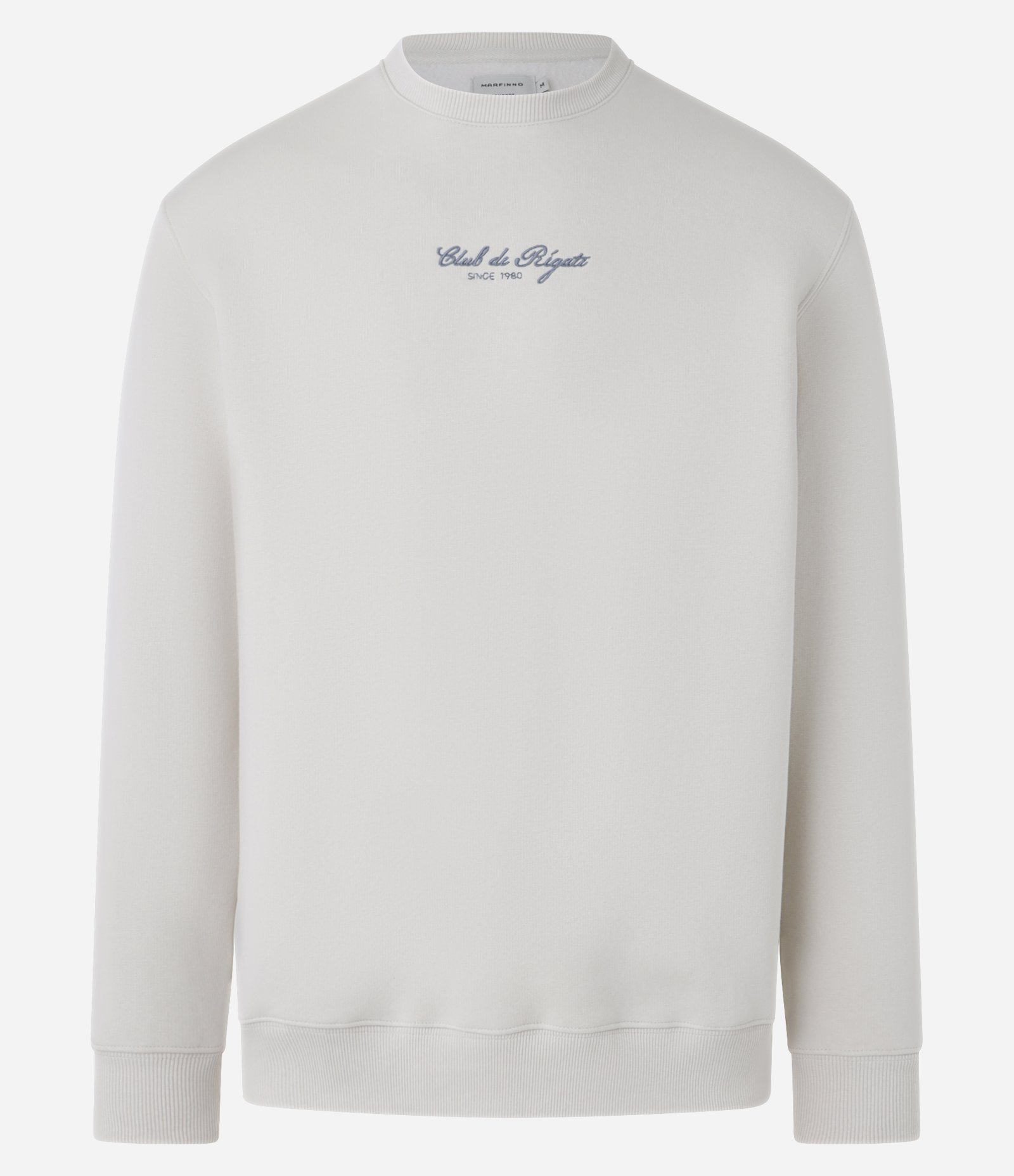 Blusão em Algodão com Estampa Bordada Lettering Cinza 7