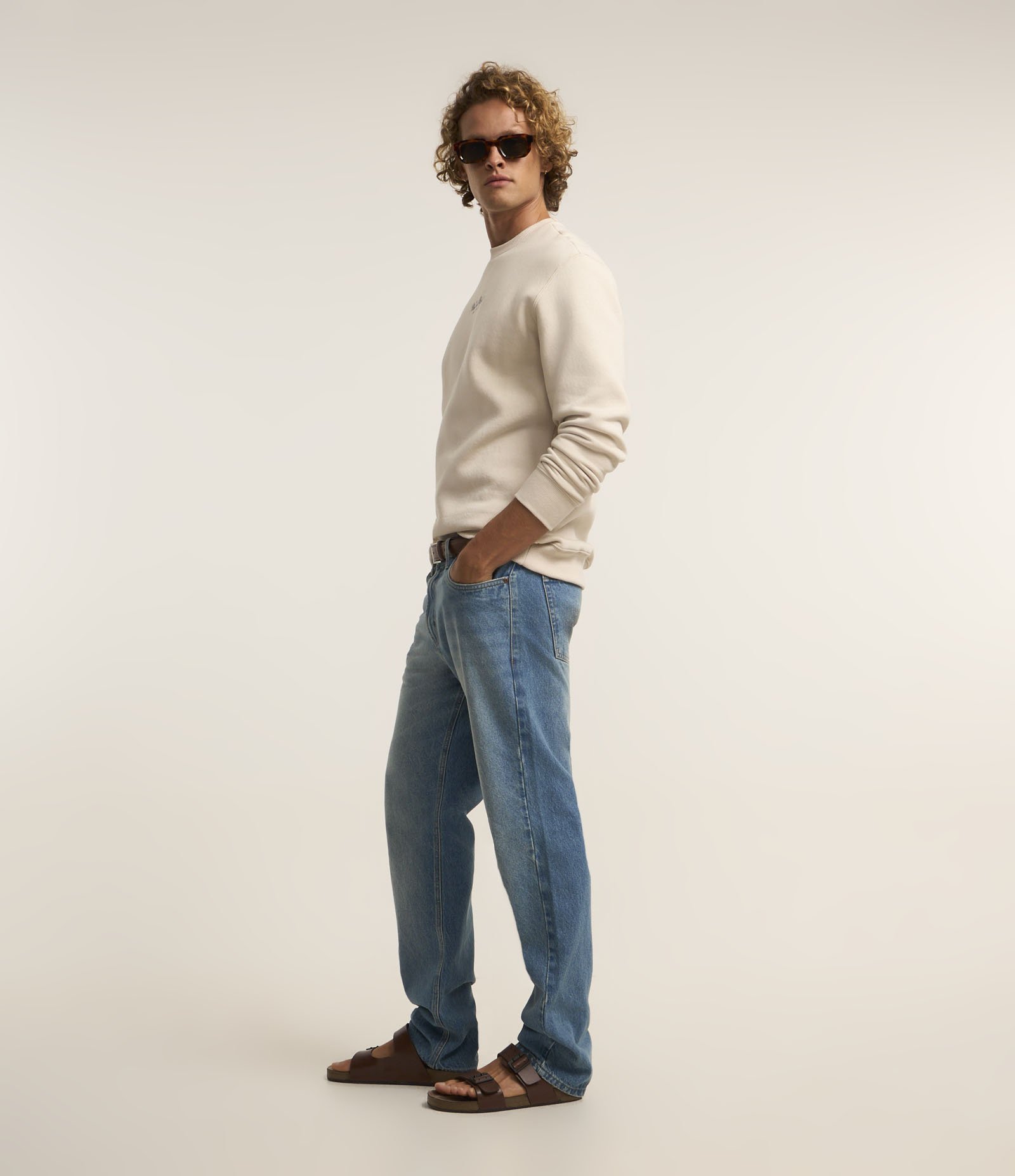 Blusão em Algodão com Estampa Bordada Lettering Cinza 4