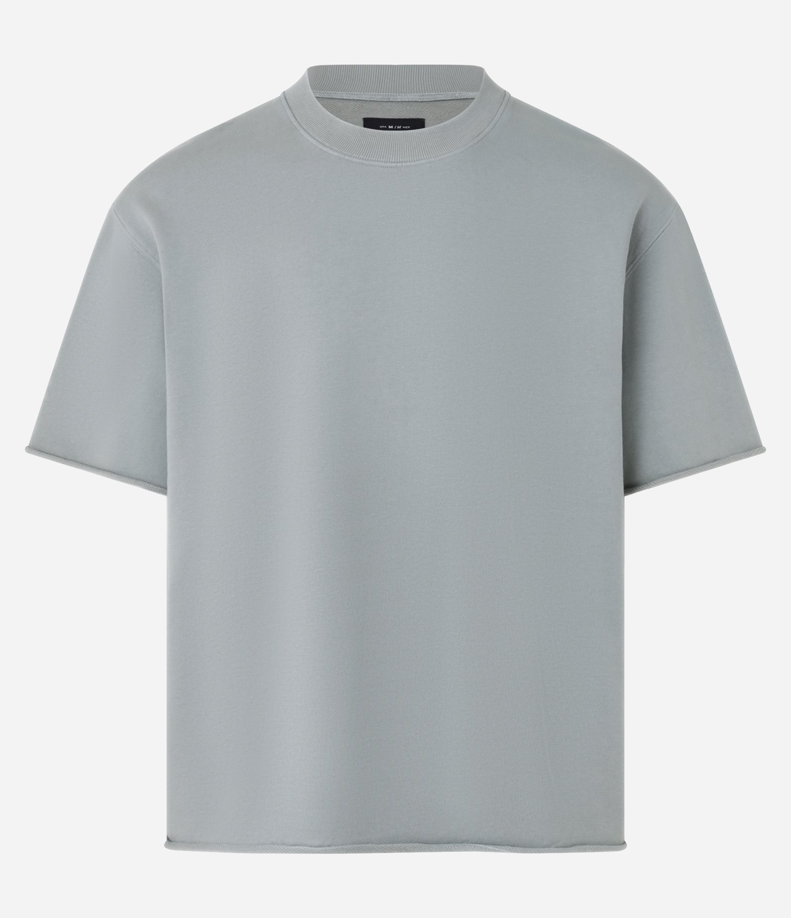 Camiseta Boxy em Moletinho com Barra Cortada a Fio Verde 5