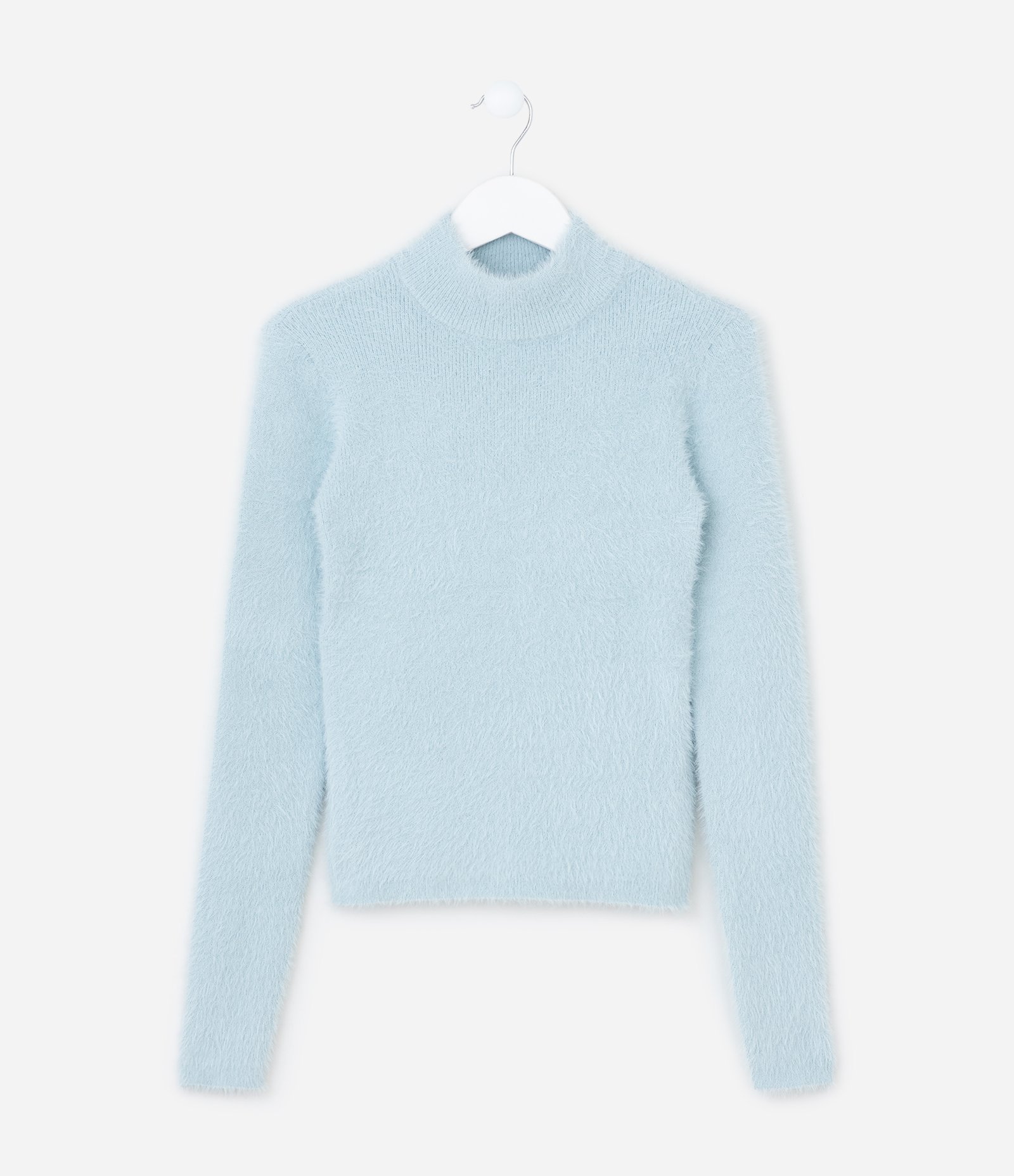 Suéter Infantil em Tricô com Pelinhos - Tam 5 a 14 Anos 1