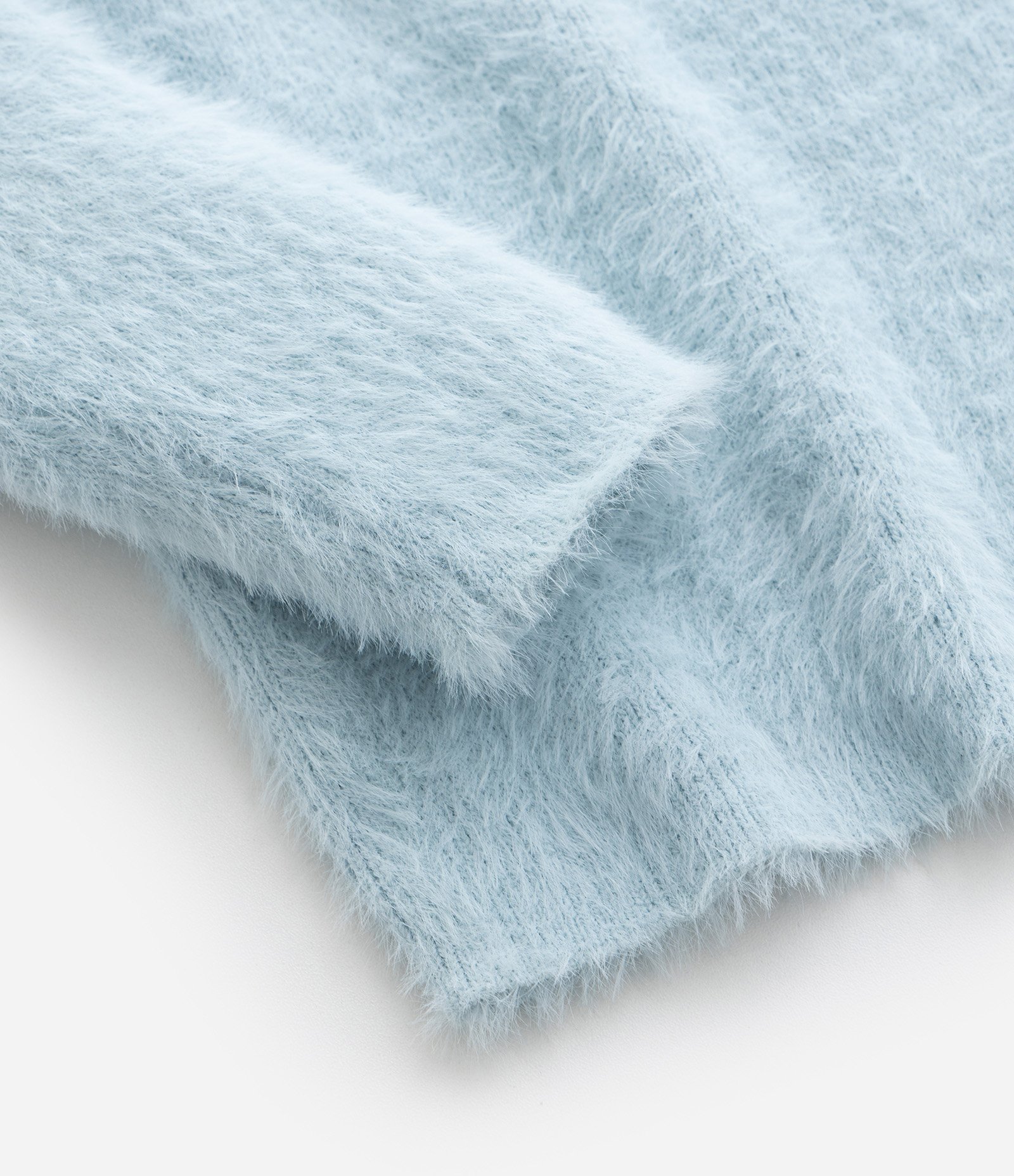 Suéter Infantil em Tricô com Pelinhos - Tam 5 a 14 Anos 5