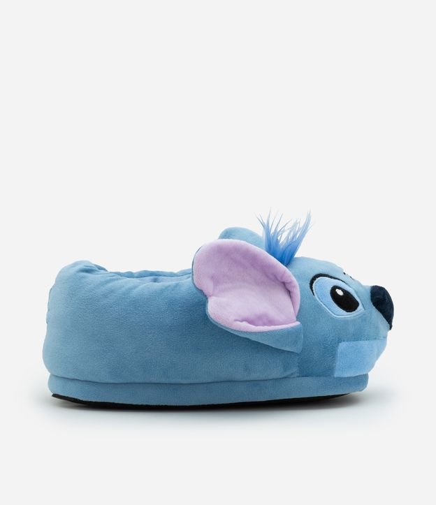 Pantufa Fechada com Bordado Stitch e Orelhinhas 3D